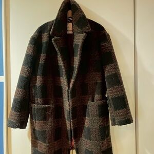 SØSKEN STUDIOS Glen Heavyweight Oversized Teddy Coat Size 2/ US Size M